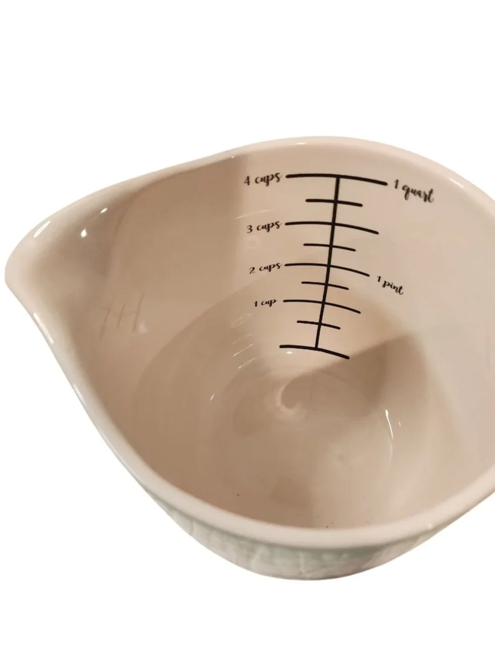 The Pioneer Woman Heritage Floral Stoneware Utensil Holder / 4 cup measuring /